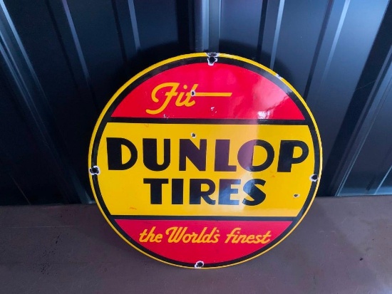 Dunlop Tires Sign - SELLING NO RESERVE!