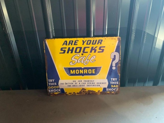 Monroe Shocks Sign - SELLING NO RESERVE!
