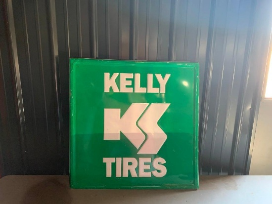 Kelly Tires Sign - SELLING NO RESERVE!