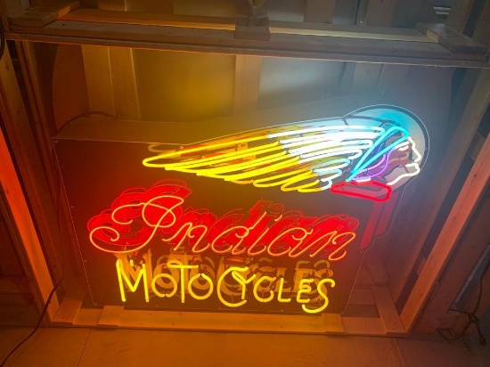 Indian Motorcycles Neon