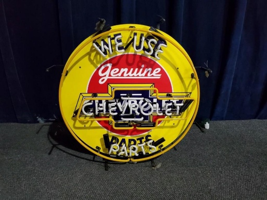 "We Use Genuine Chevrolet Parts" Neon - SELLING NO RESERVE!!!