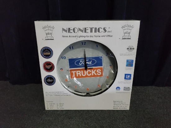 Ford Trucks Neon Clocks - SELLING NO RESERVE!!!