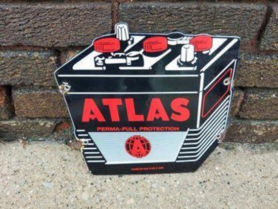 Atlas Battery Sign - SELLING NO RESERVE!!!