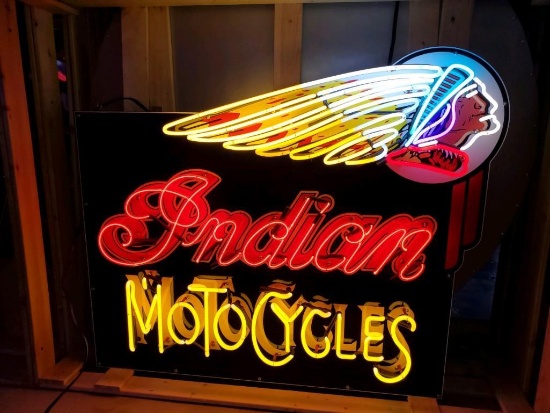 Indian Motorcycles Neon Sign