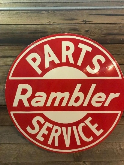 Rambler Parts & Service Sign - SELLING NO RESERVE!!!