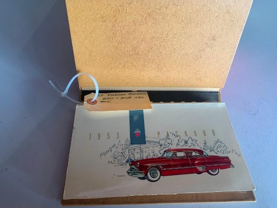 1953 Packard Salesman's Info and Spec's Book - SELLING NO RESERVE