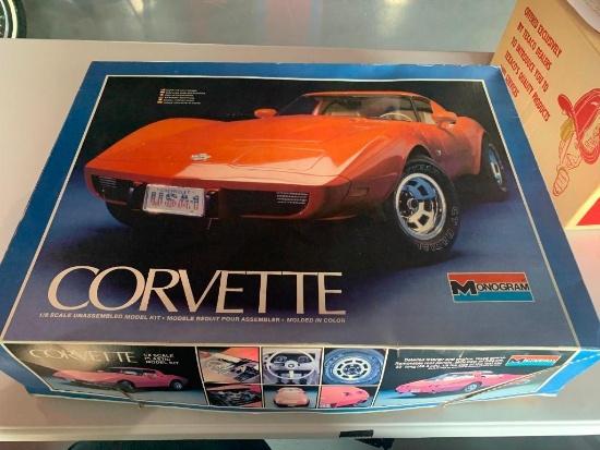 1978 Corvette Model 1/8th Scale Boxed - SELLING NO RESERVE