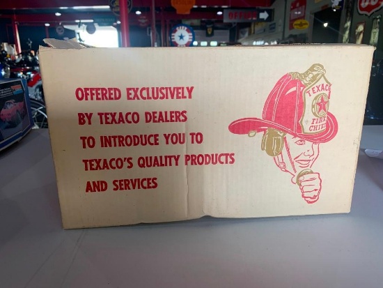 Texaco Fire Chief Hat Boxed - SELLING NO RESERVE
