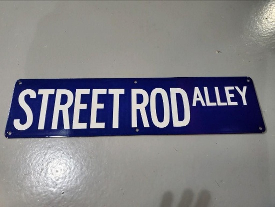 Street Rod Alley Sign - SELLING NO RESERVE