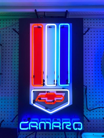 Camaro Neon Sign - SELLING NO RESERVE