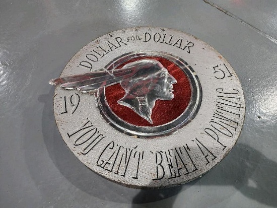 Pontiac "Dollar for Dollar" Sign - SELLING NO RESERVE