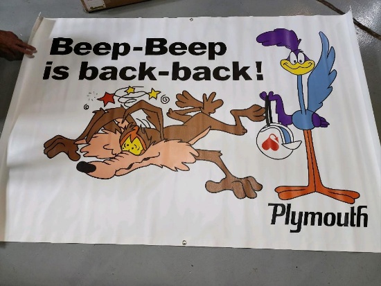 3 Banners, Plymouth & Mopar - SELLING NO RESERVE