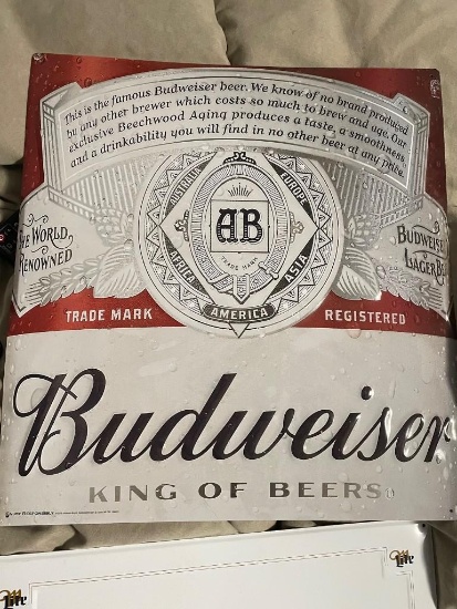 Budweiser Sign - SELLING NO RESERVE