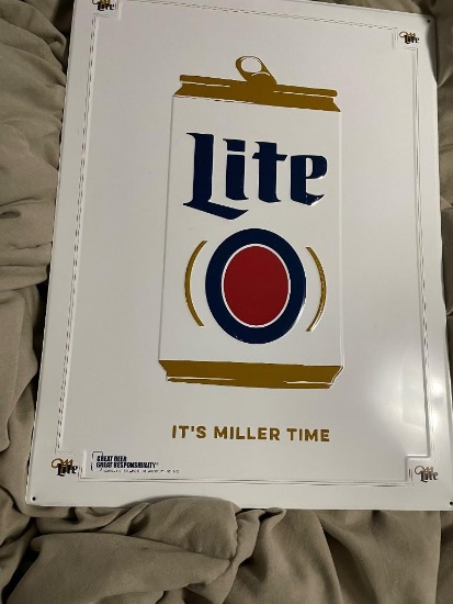 Miller Lite Sign - SELLING NO RESERVE