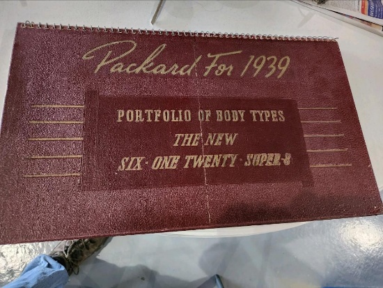 Packard for 1939 Portfolio of Body Types - SELLING NO RESERVE