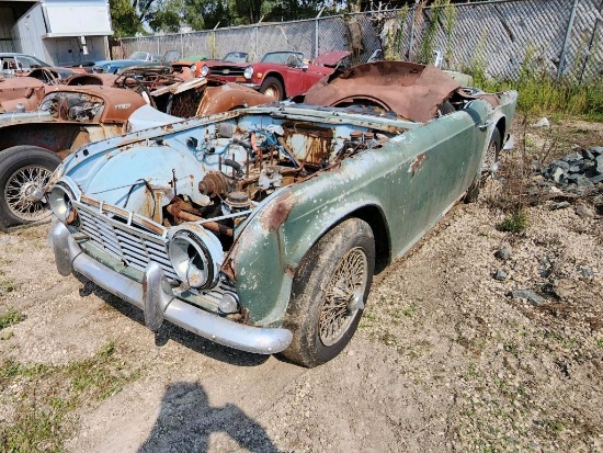 Triumph TR4 Parts Car - SELLING NO RESERVE