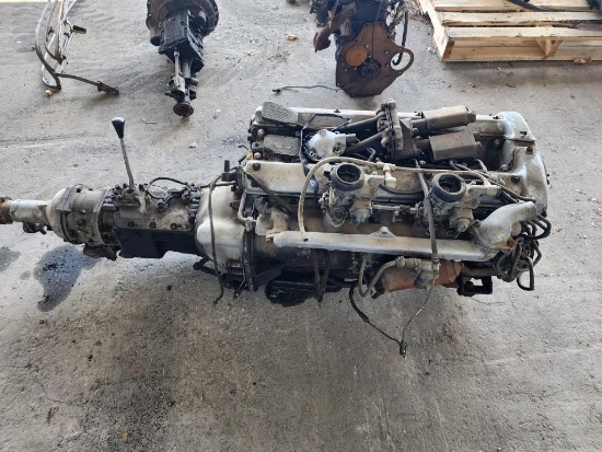 3.4 Liter Jaguar Engine with 4 Speed Transmission and Electric Overdrive - SELLING NO RESERVE