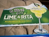 Bud Light Lime - a - Rita Sign - SELLING NO RESERVE