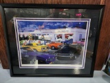 E=Muscle Car Framed Picture