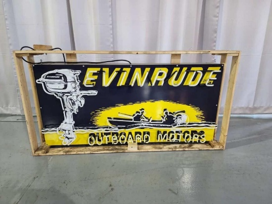 Evinrude Outboard Motors Neon