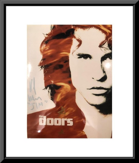 The Doors Val Kilmer Signed Photo - Selling No Reserve!