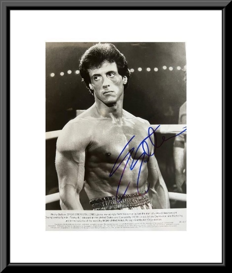 Rocky Sylvester Stallone Signed Photo GFA authenticated - Selling No Reserve!