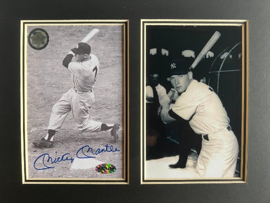 Mickey Mantle Signed Photo GFA authenticated - Selling No Reserve!