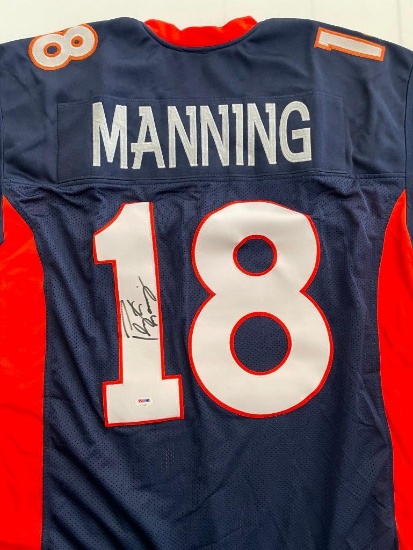 Peyton Manning Signed #18 NFL Jersey - PSA - Selling No Reserve!