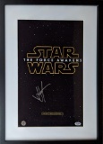 Star Wars: The Force Awakens J. J. Abrams Signed Mini Poster GFA Authenticated -Selling No Reserve!