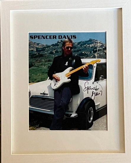Spencer Davis Signed Photo - Selling No Reserve!
