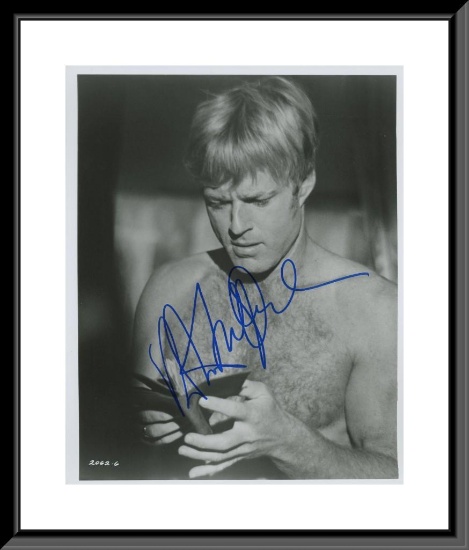 Robert Redford Signed Movie Photo. GFA Authenticated - Selling No Reserve!