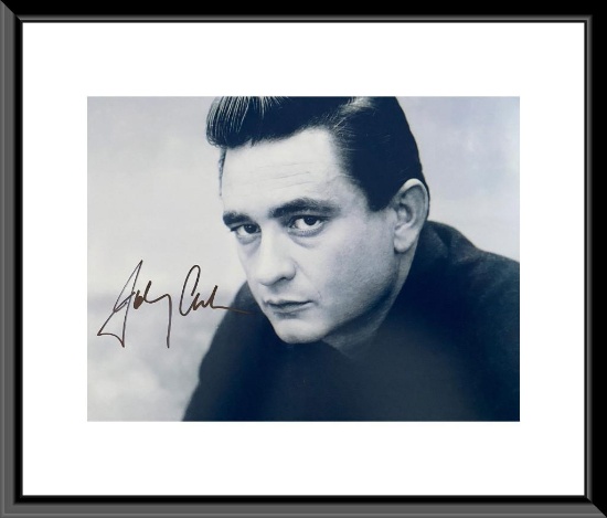Johnny Cash Signed Photo - Selling No Reserve!