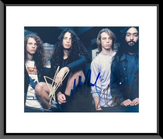 Soundgarden Signed Photo - Selling No Reserve!