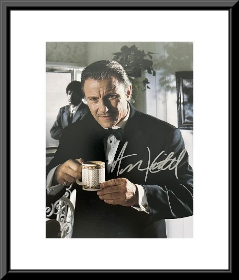 Pulp Fiction Harvey Keitel Signed Movie Photo - Selling No Reserve!