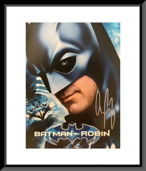 Batman & Robin George Clooney Signed Photo - Selling No Reserve!