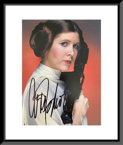 Star Wars Carrie Fisher Signed Movie Photo - Selling No Reserve!