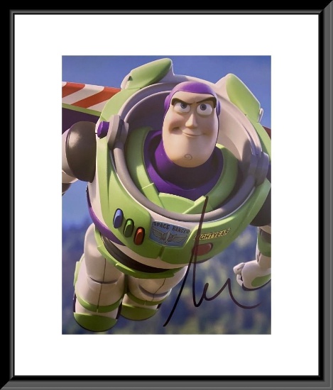 Toy Story Tim Allen Signed Buzz Lightyear Movie Photo - Selling No Reserve!