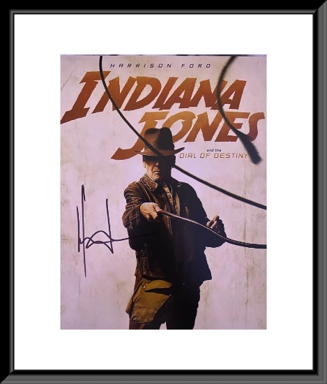 Indiana Jones and the Dial of Destiny Harrison Ford Signed Movie Photo - Selling No Reserve!