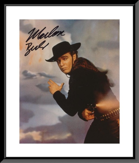 Marlon Brando Signed Photo. GFA Authenticated - Selling No Reserve!