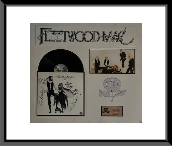 Fleetwood Mac Band Signed Rumours Album Collage