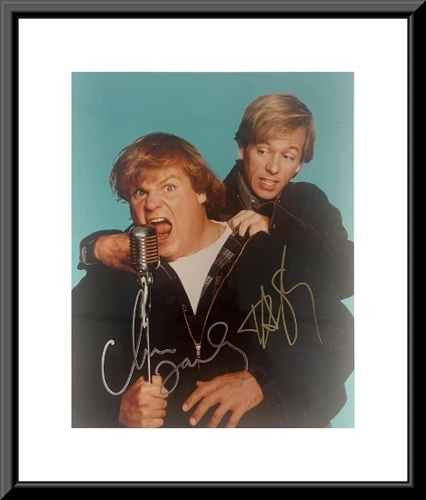 Chris Farley/David Spade Signed Photo - Selling No Reserve!