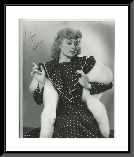 Lucille Ball Signed Photo. GFA Authenticated - Selling No Reserve!