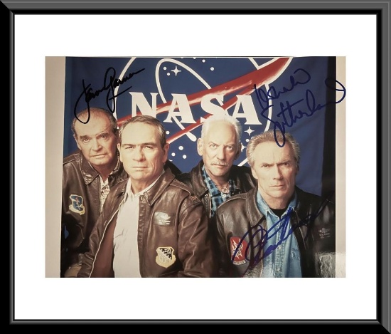 Space Cowboys Cast Signed Movie Photo - Selling No Reserve!