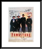 Tombstone Cast Signed Mini Poster - Selling No Reserve!