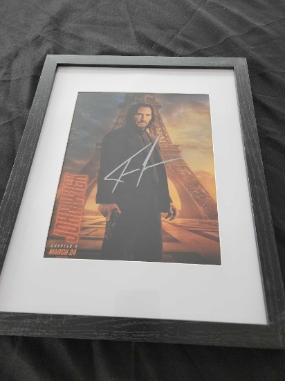 John Wick Keanu Reeves signed movie photo. 8x10 inches- SELLING NO RESERVE!