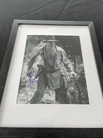 Indiana Jones Harrison Ford signed movie photo. 8x10 inches- SELLING NO RESERVE!