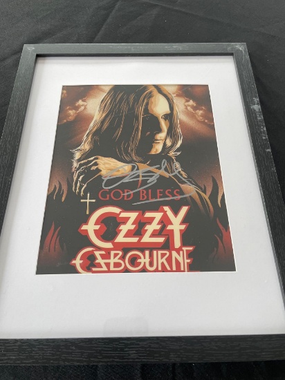 Ozzy Osbourne signed photo. 8x10 inches - SELLING NO RESERVE!