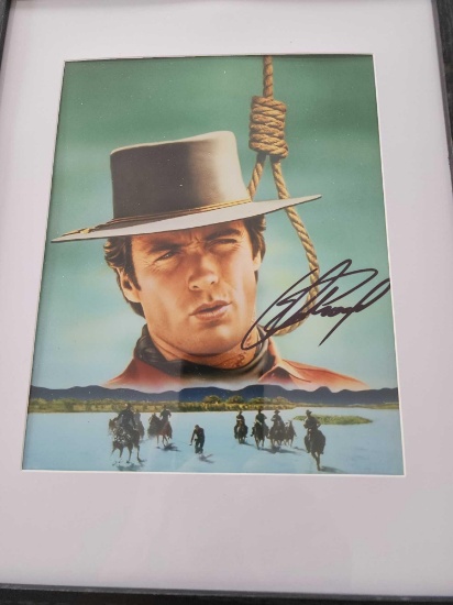 Clint Eastwood signed photo. 8x10 inches - SELLING NO RESERVE!