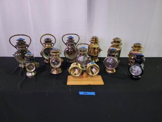 Miscellaneous Brass Lanterns - SELLING NO RESERVE