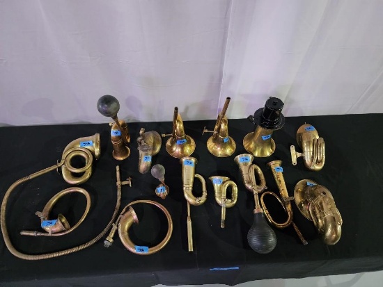 Miscellaneous Brass Horns - SELLING NO RESERVE